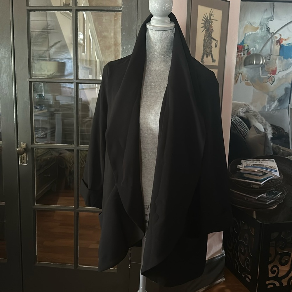Crepe jacket 30.5” from back shoulder seam